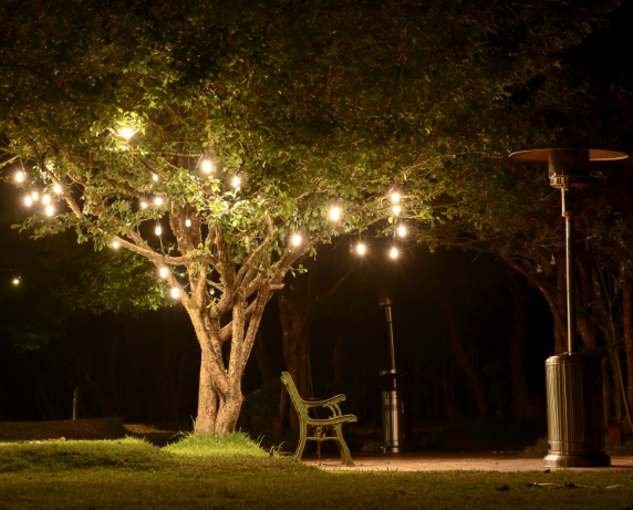 outdoor string lights