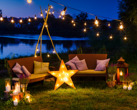 outdoor string lights