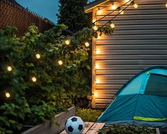 What are the advantages of modern outdoor string lights?