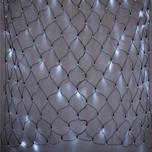 Outdoor 2mX2m 144LED White Connectable net Lights